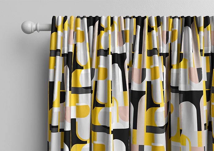 Archways, Yellow - Made to Measure Curtains - Image 10